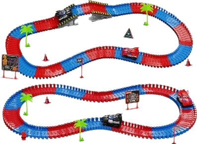 Spider Construction Race Track Set