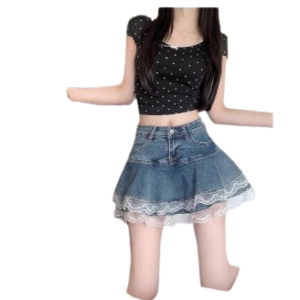 Denim skirt