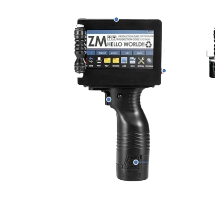 Handled inject printer