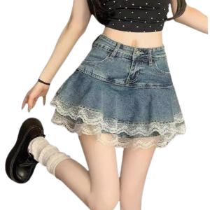 Denim mini Skirt