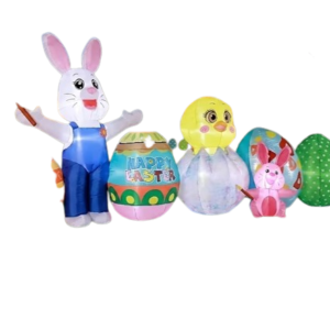 Inflatable Easter eggs