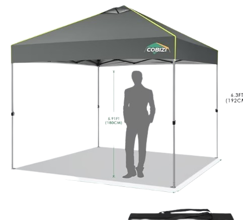 Canopy with sidewalls